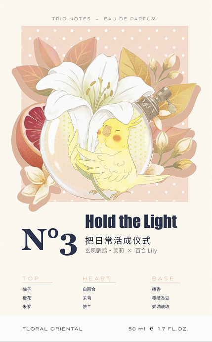 Trio Notes N°3 Hold the Light 香氛系列设计